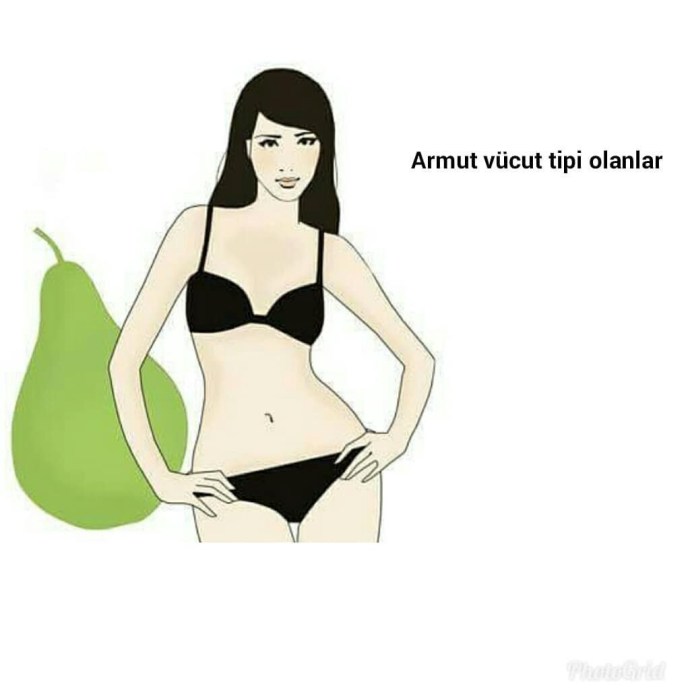 Type of female figure pear