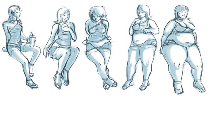 Fidy athletes Weight Gain Anime