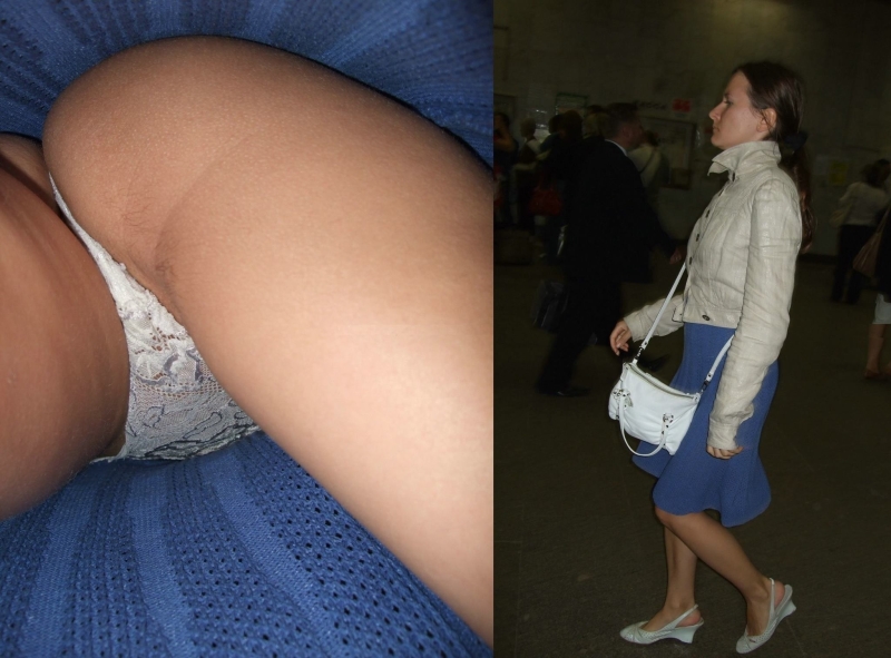 Pezhnya spied under the skirt