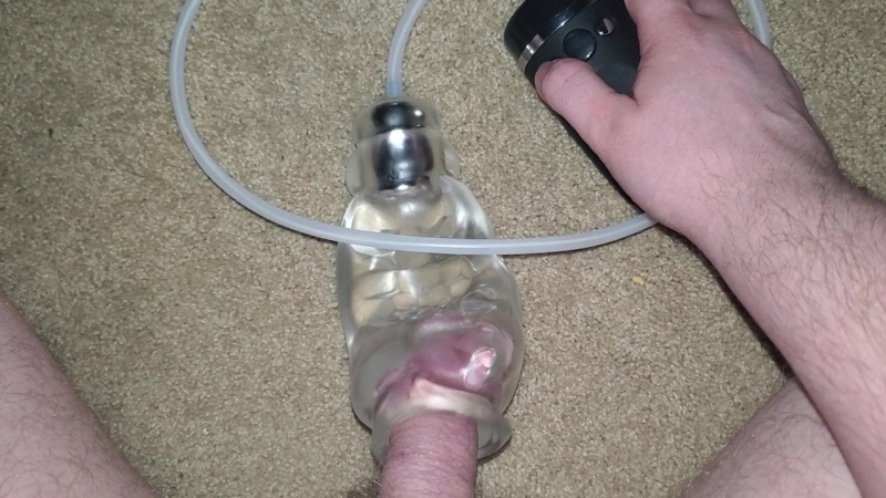 Male masturbator suction