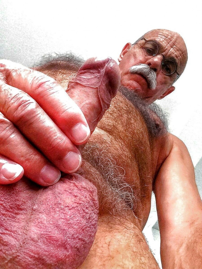 Hairy old member old man