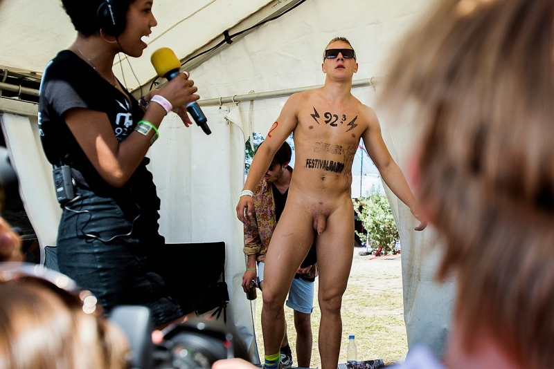 Naked men without panties