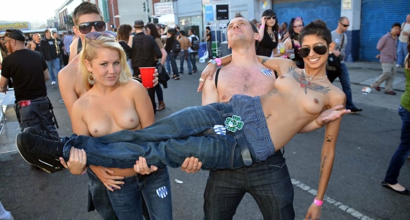 Folsom Street Fair San Francisco 2018 Nude Tits