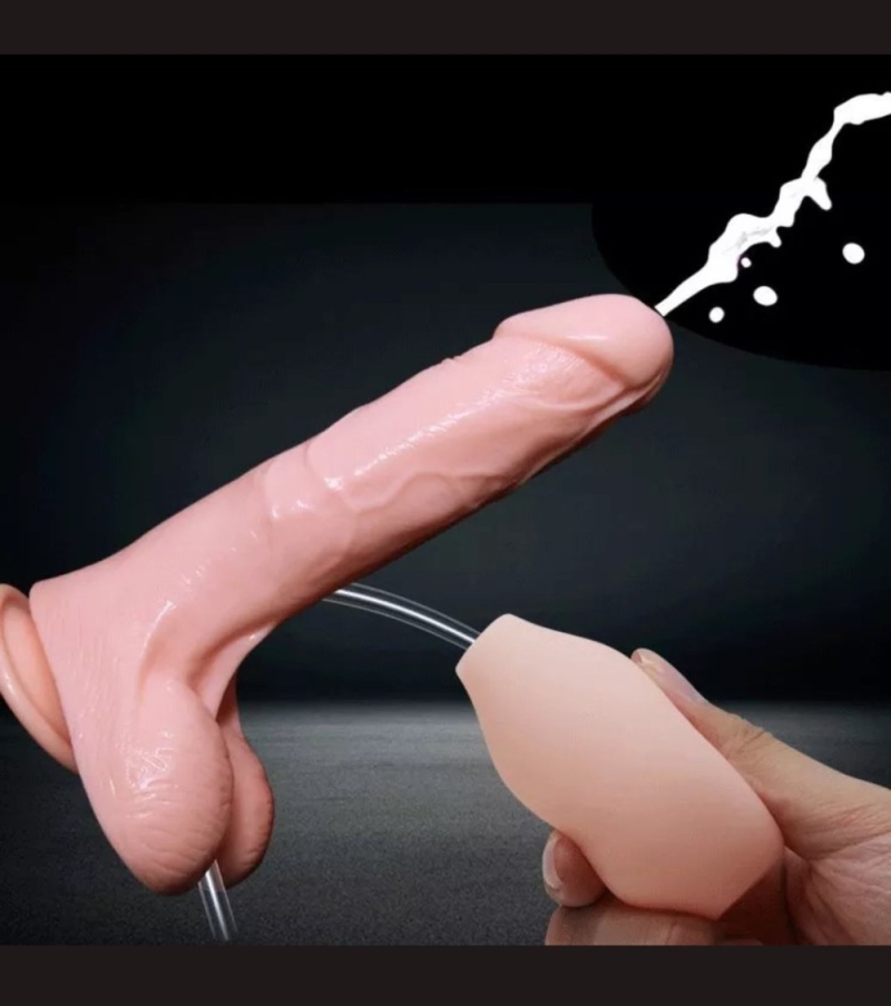 Fallomitator with ejaculation