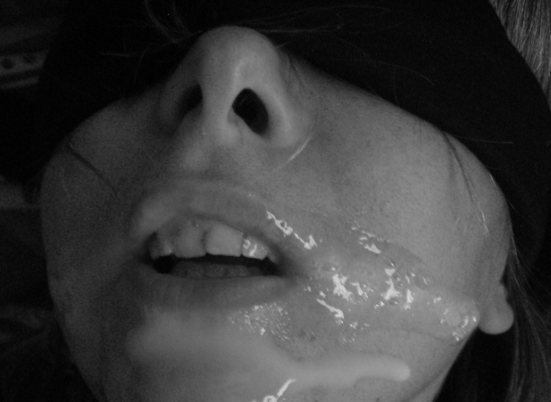 The face of black white
