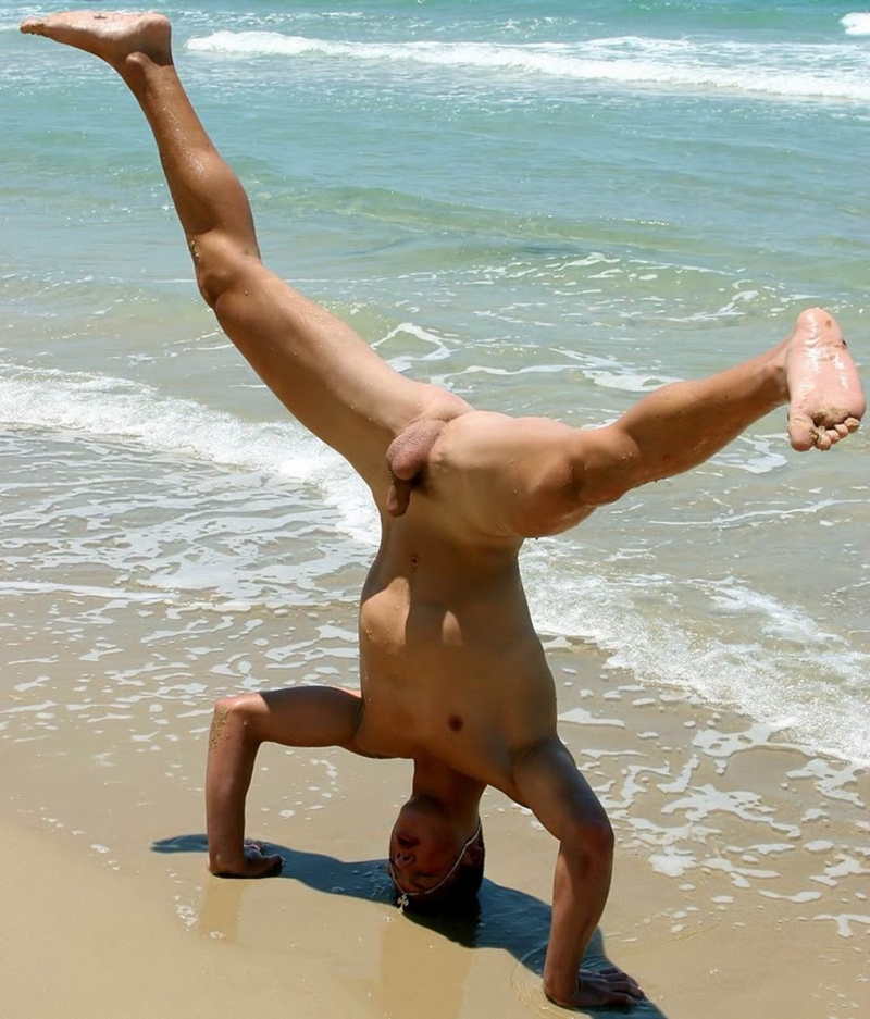 Naked men without panties
