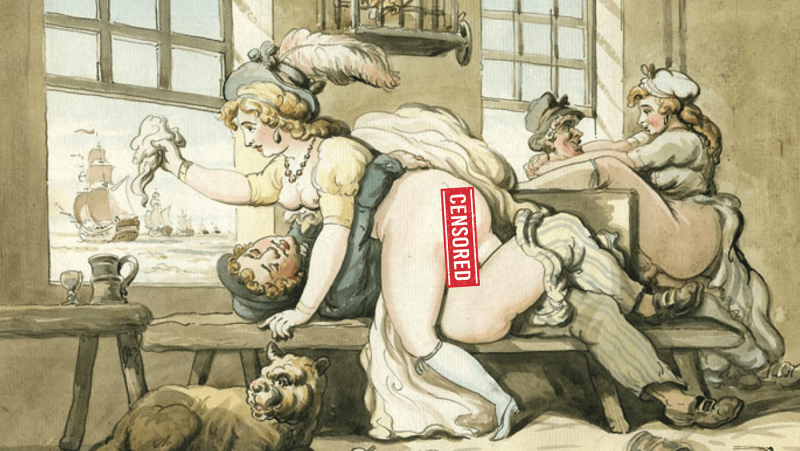 Thomas Rowlandson Erotic engravings