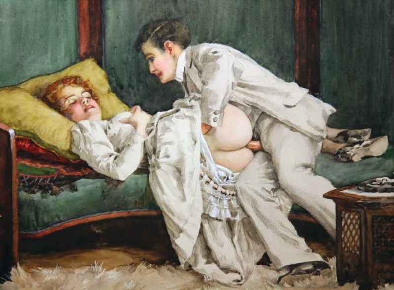 Modern pornographic painting