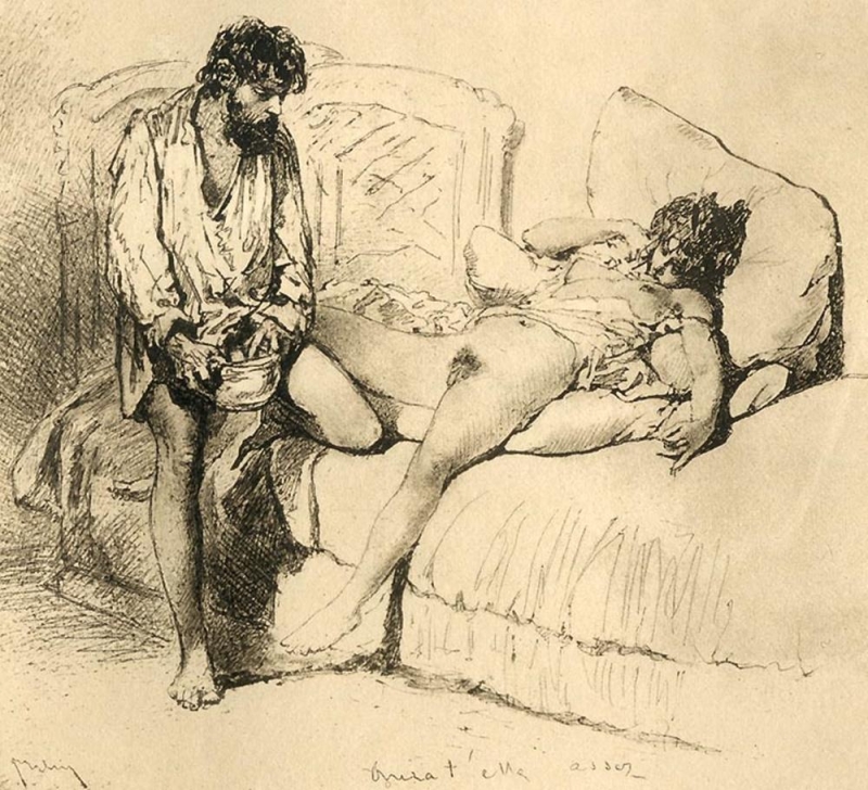 Mikhai Zichi Erotic engravings