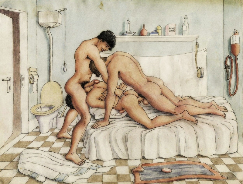 Pornographic paintings