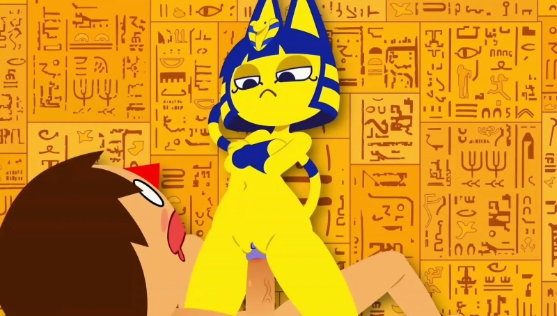 Egyptian cat Ankha XXX